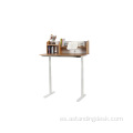 Table de estudio de estudiante de estante de escritorio de madera ergonómica
